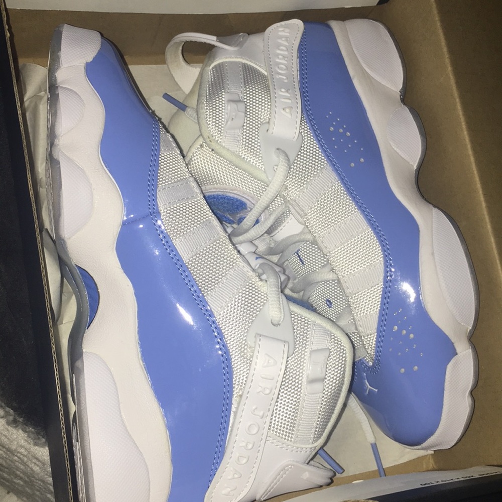 Jordan 6 rings white and valor blue or blue ice